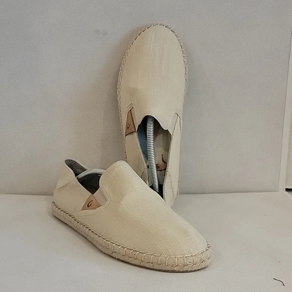 OLUKAI‎ - KAULA PA'A KAPA ESPADRILLES SLIP ON FLATS SHOES (sz 7)